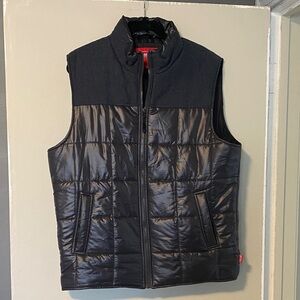 Coleman Grey Quilted Vest with Sporty Design M